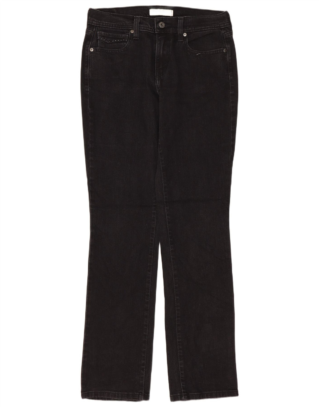 Damskie jeansy LEVI'S 505 Straight US 4 Small W28 L31 Czarna bawełna