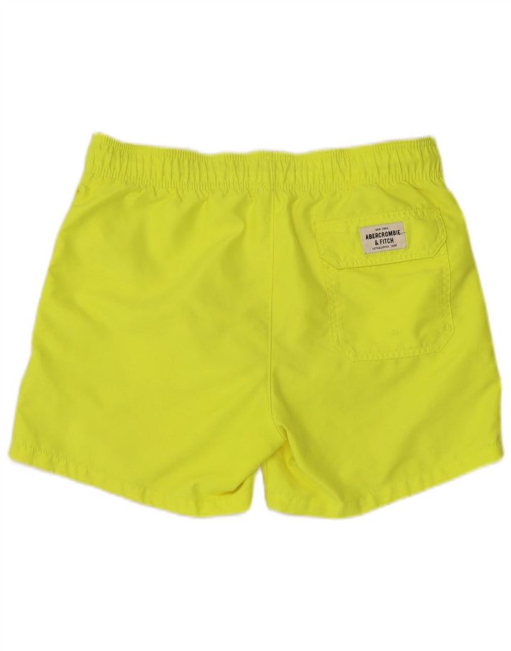 Męskie spodenki kąpielowe Abercrombie & Fitch, średni żółty poliester