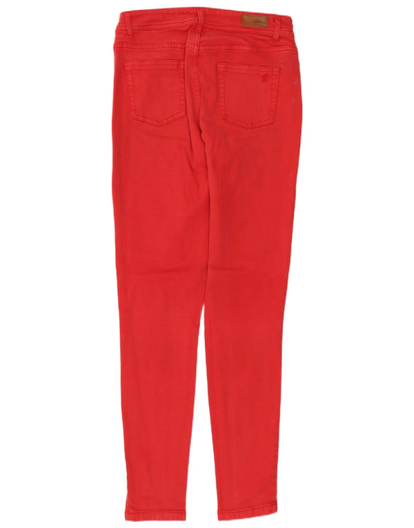 Dżinsy damskie JOULES Super Skinny UK 10 Small W28 L30 Czerwona bawełna