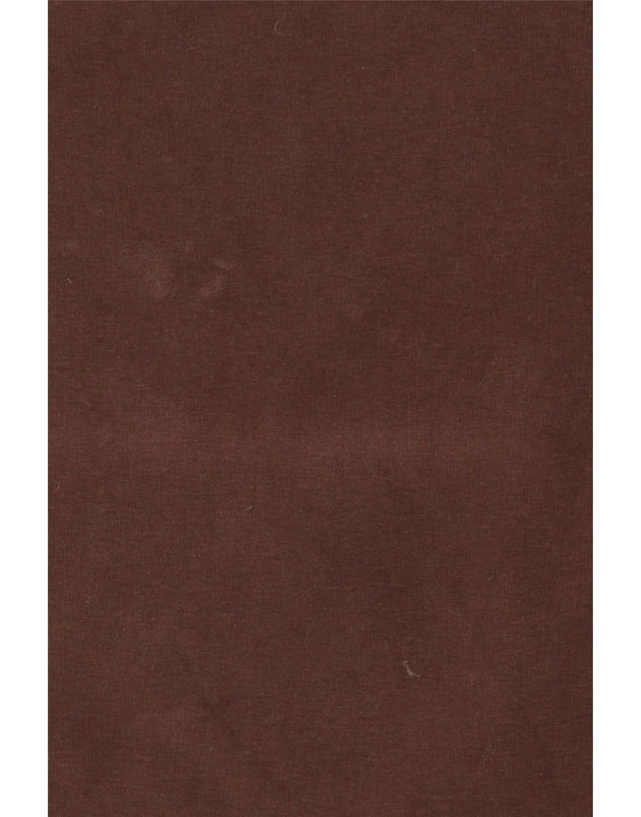 T-shirt damski MASSIMO DUTTI Top UK 14, duży, brązowy, bawełniany