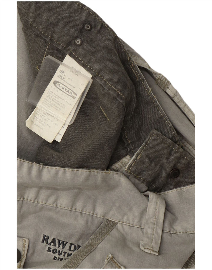 Męskie spodnie cargo G-Star Bootcut W34 L34 Szara bawełna