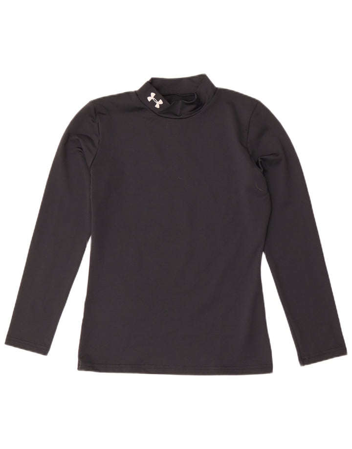 Chłopięca koszulka z długim rękawem Under Armour Cold Gear na 11-12 lat, duża, czarna
