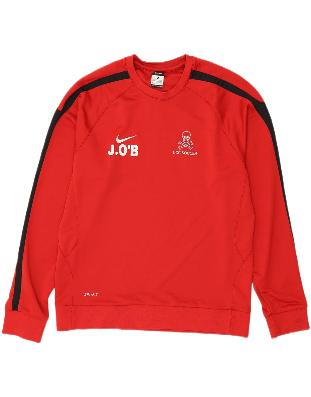 NIKE Mens UCC Soccer Graphic Sweatshirt Jumper XL Red Polyester Vintage Nike and Second-Hand Nike from Messina Hembry 
