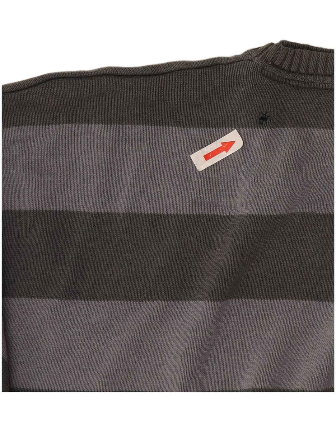 Marks & Spencer Męski sweter z okrągłym dekoltem i autografem 2XL w szare paski