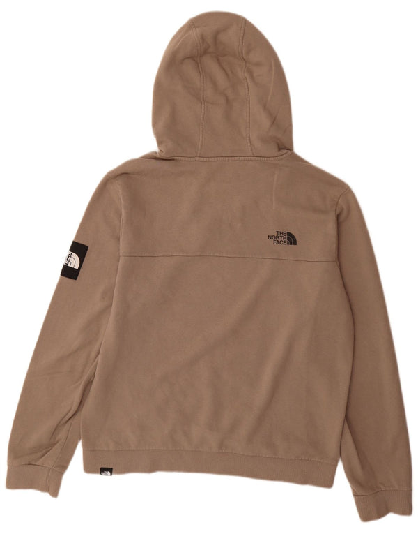 Męski sweter z kapturem The North Face, średnio beżowy, bawełniany