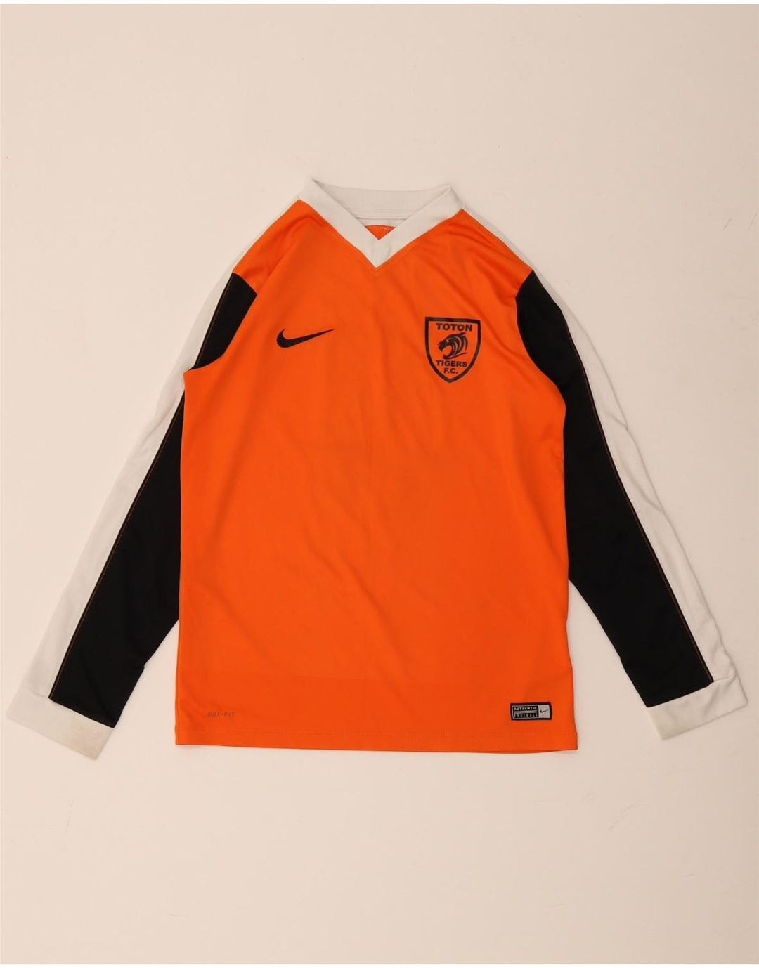 Chłopięca koszulka z grafiką Nike z długim rękawem, 12-13 lat, duża, pomarańczowa