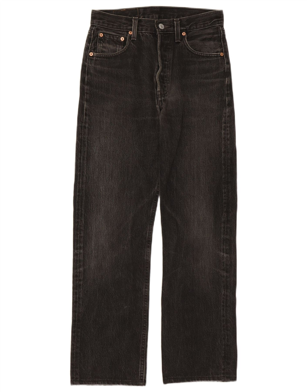 Damskie proste dżinsy Levi's W28 L28 Czarna bawełna