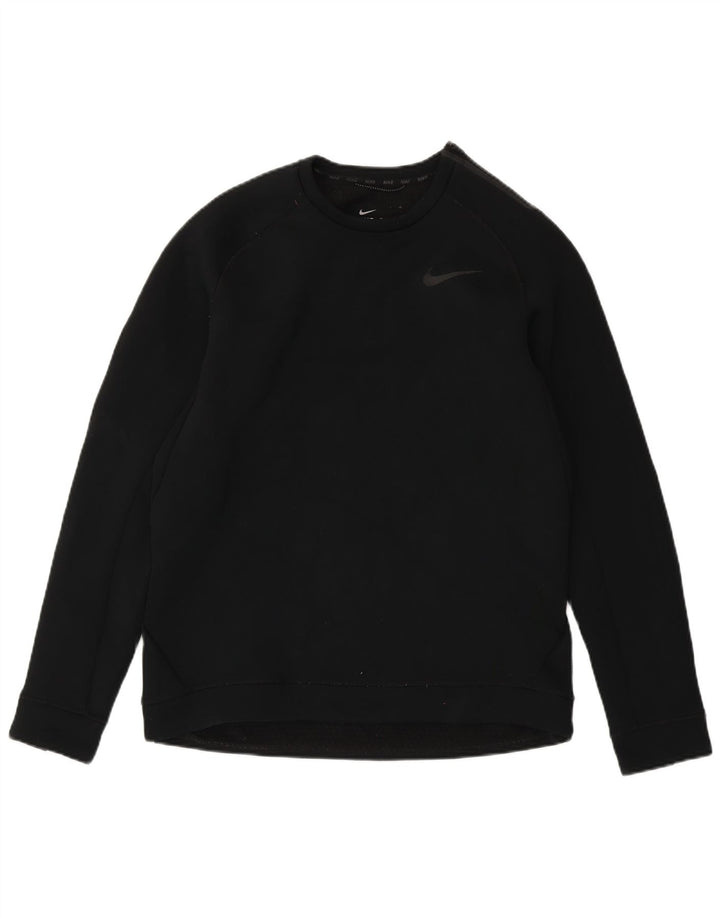 Męski sweter Nike Therma-Fit, duży, czarny, poliester