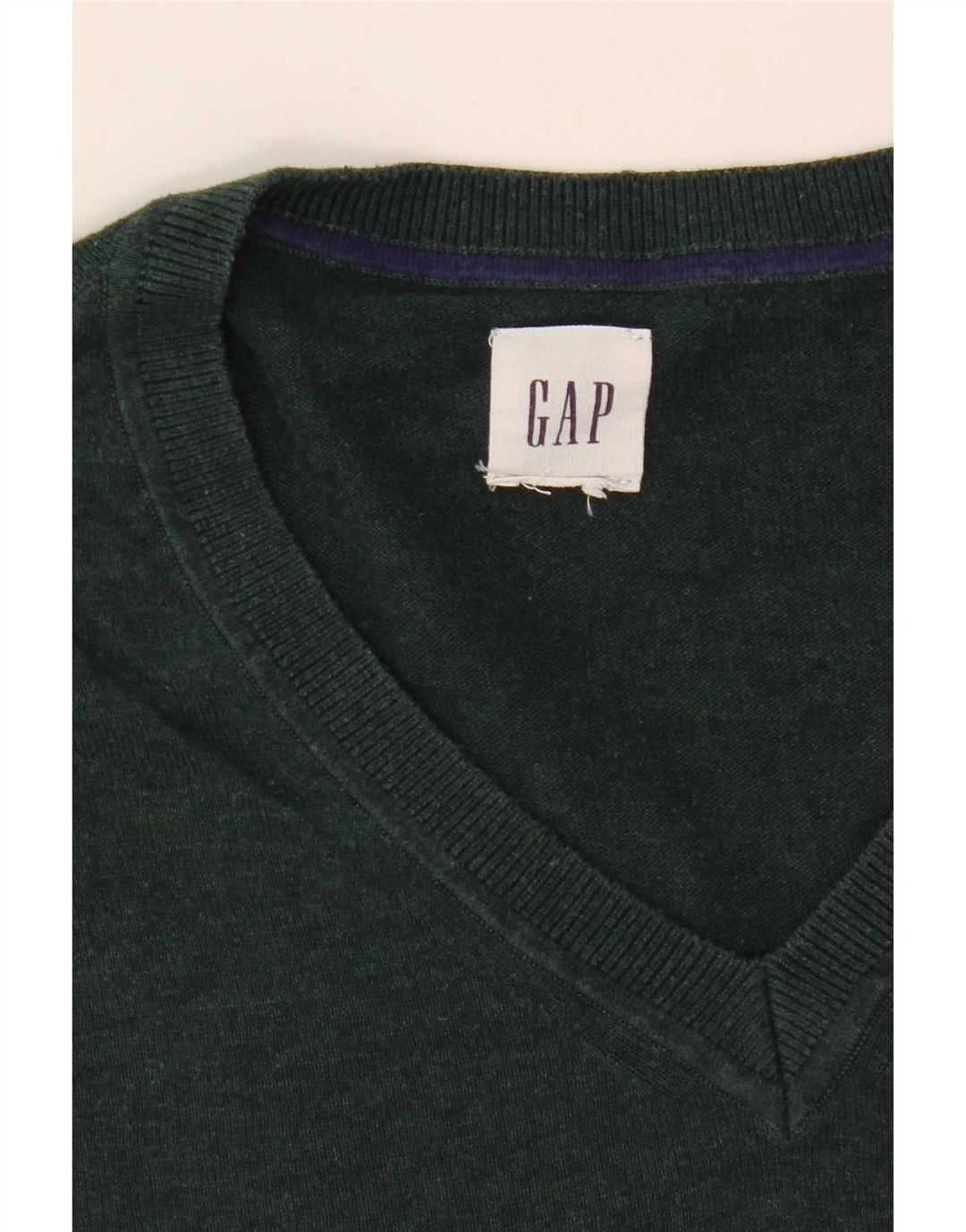 Męski sweter Gap z dekoltem w kształcie litery V, XL, zielony