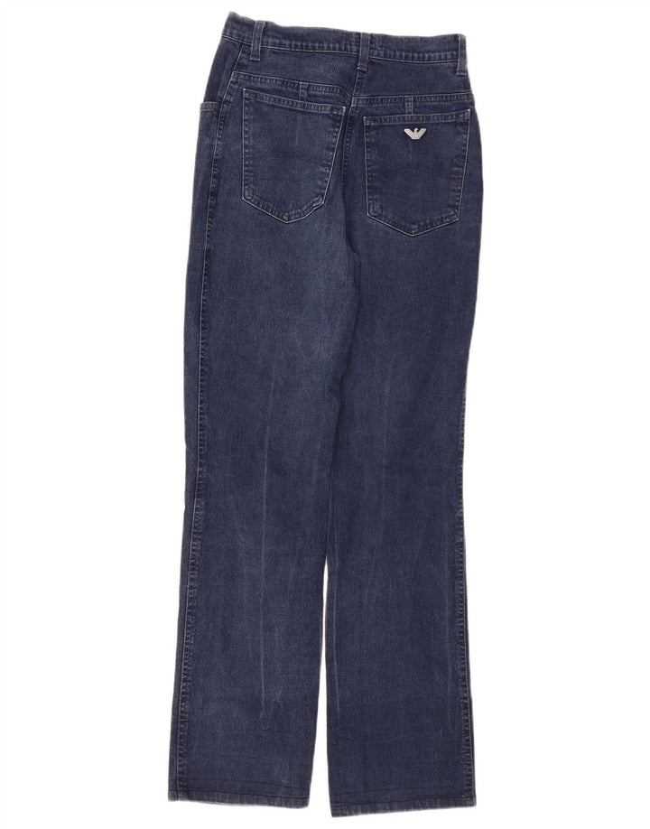 Damskie jeansy Bootcut Armani W28 L30 granatowe