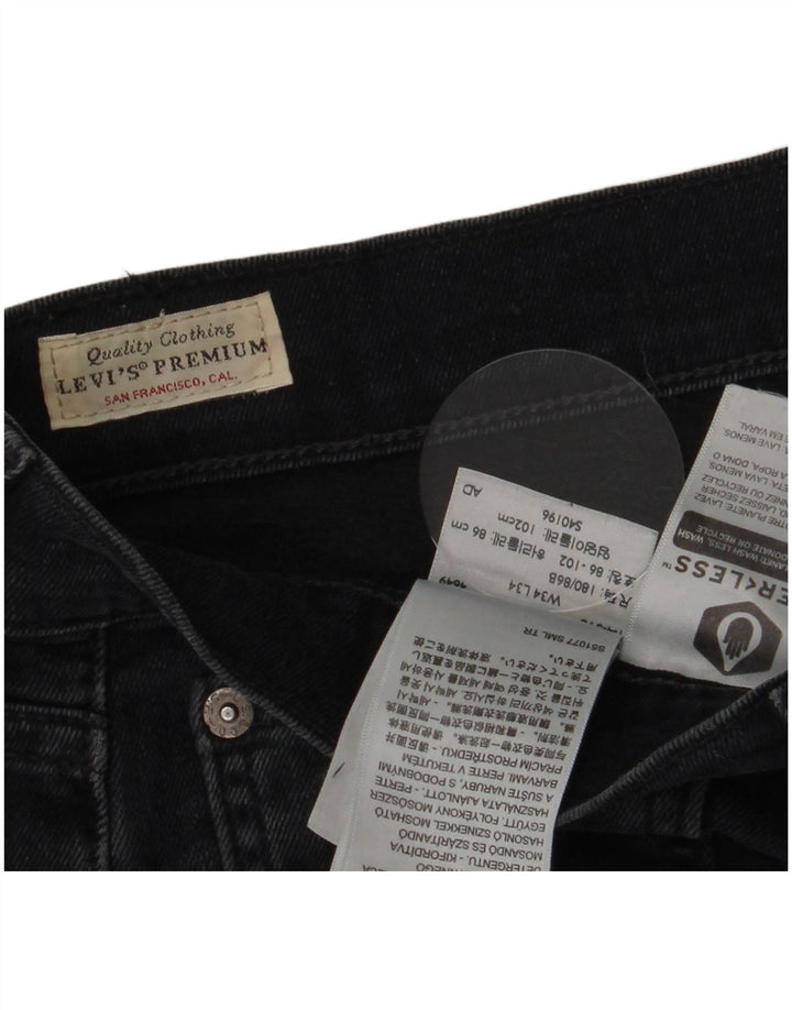 Męskie jeansy Levi's 511 Slim W34 L34 Granatowa bawełna