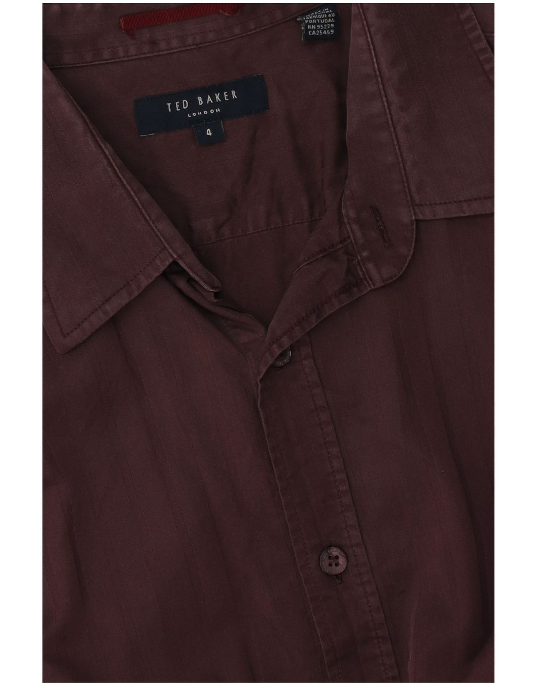 Koszula męska TED BAKER, rozmiar 4, duża, bordowa