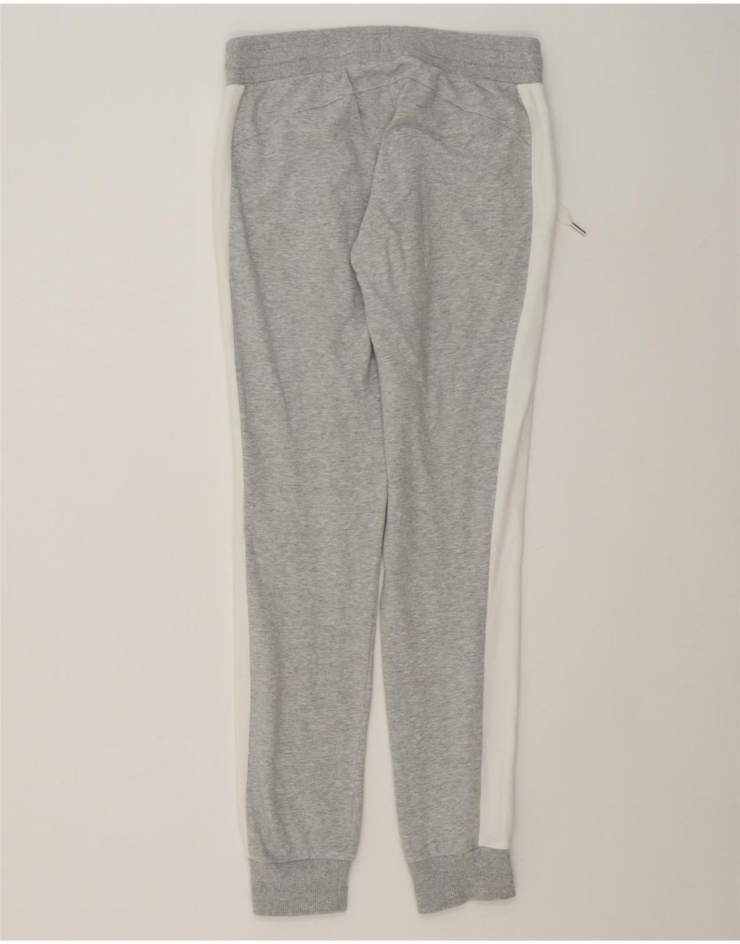 PUMA Womens Tracksuit Trousers Joggers UK 12 Medium  Grey Colourblock Vintage Puma and Second-Hand Puma from Messina Hembry 