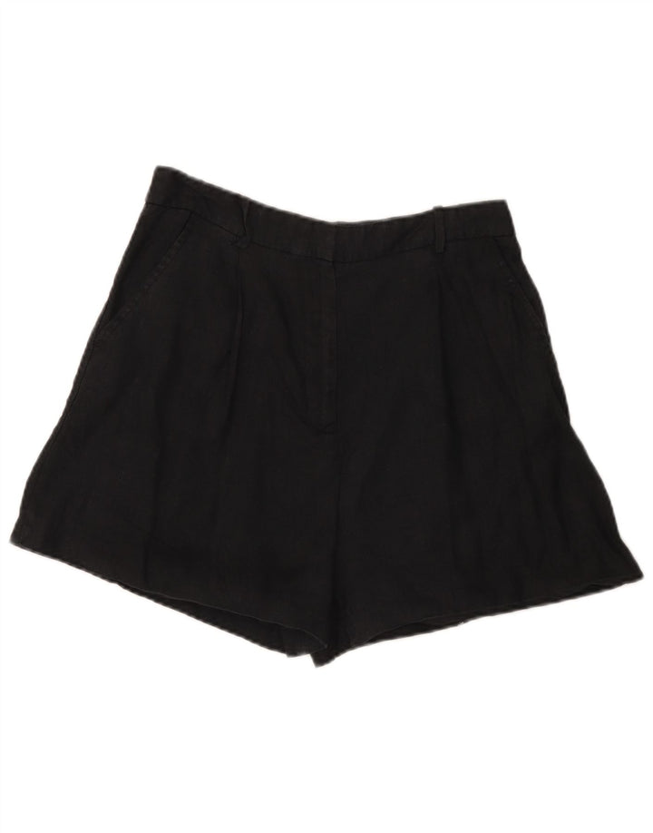 Damskie spodenki chino z wysokim stanem Zara, średnie W28, czarne