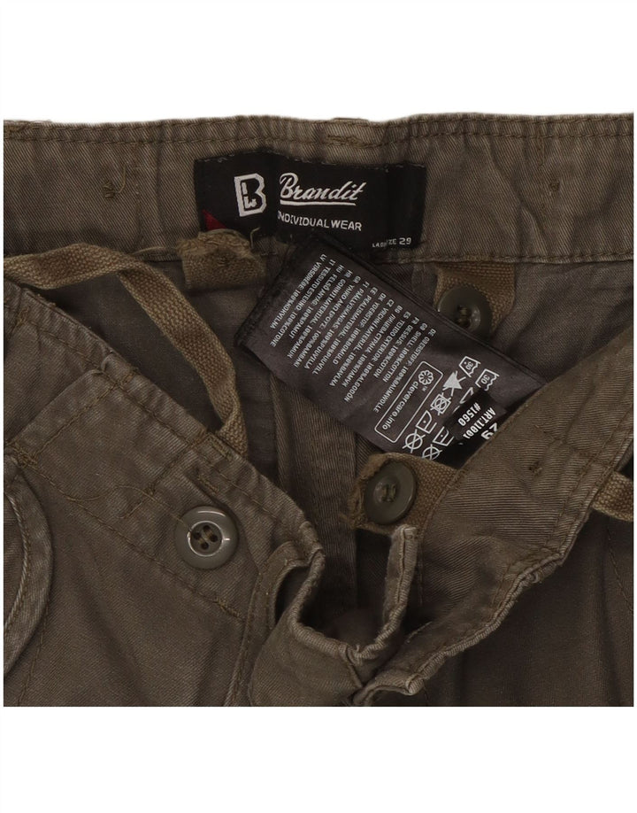 Damskie spodnie cargo marki Brandit W29 L29, bawełna khaki