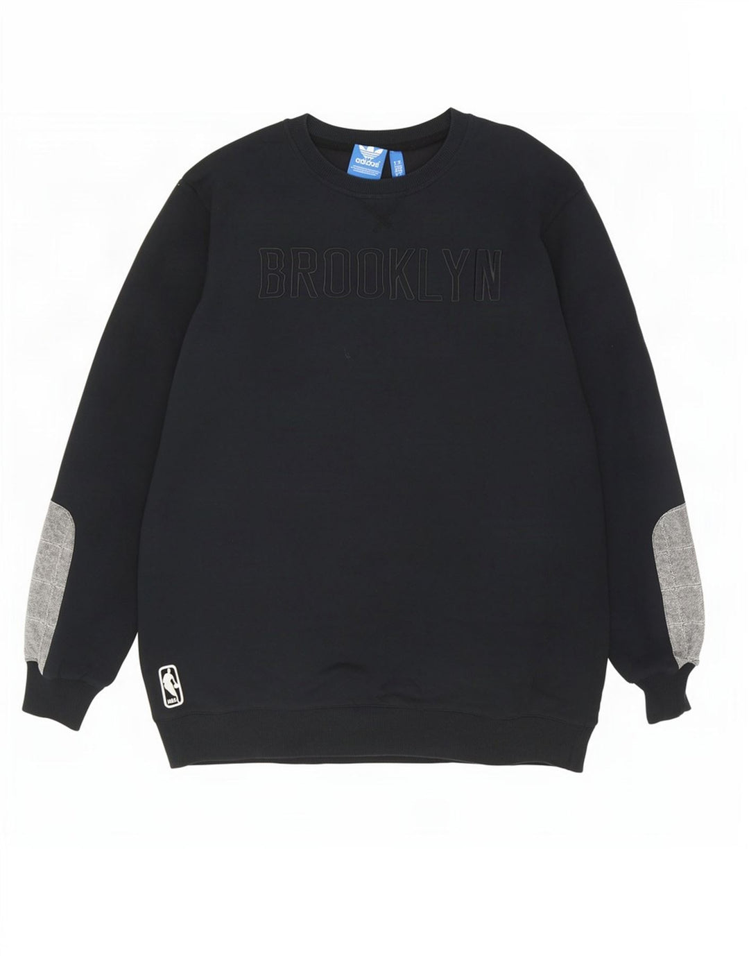 Męska bluza Adidas z grafiką, duża, czarna, bawełniana z blokami kolorów