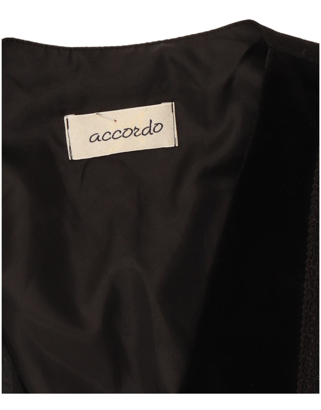 Kamizelka damska ACCORDO UK 14, średni czarny patchwork