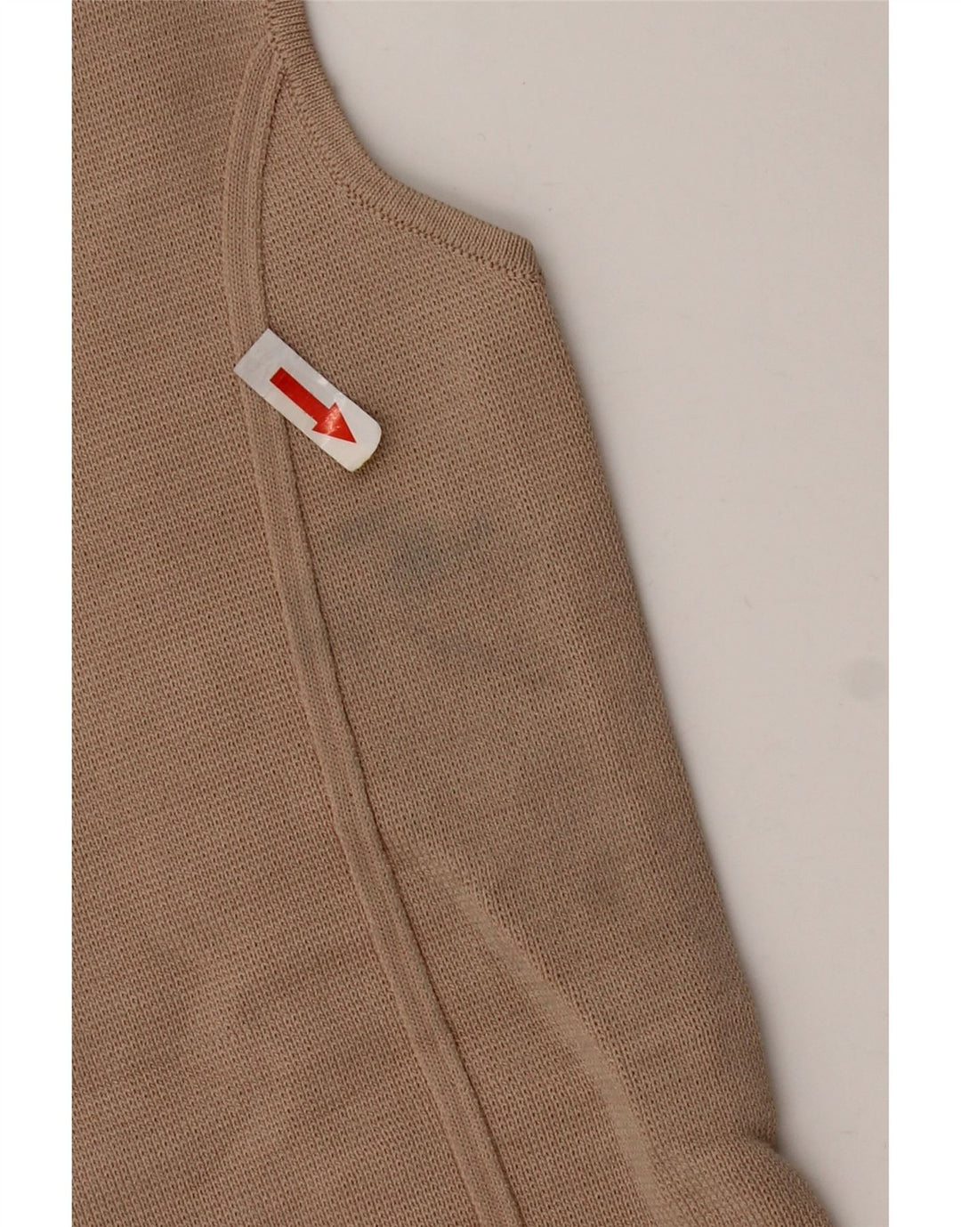 Damski krótki top Zara UK 12, średni beż, nylon