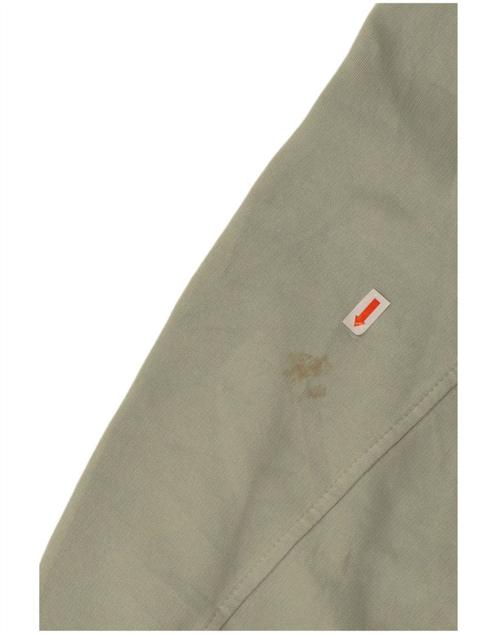 Damski sweter z krótkim rękawem ZARA, 3/4, UK 14, średni zielony, bawełniany