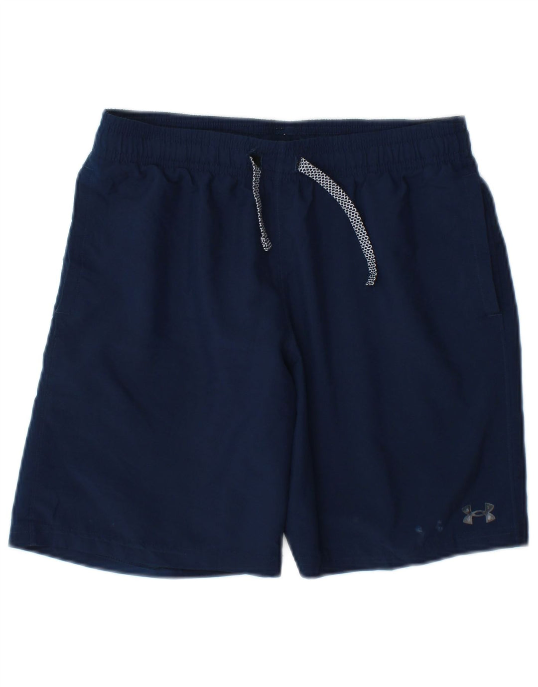 Chłopięce spodenki sportowe Under Armour 11-12 lat, duże, granatowe, poliestrowe