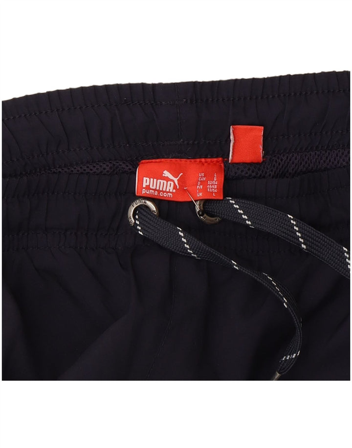 Męskie spodenki sportowe Puma Graphic Bermuda, duże, granatowe
