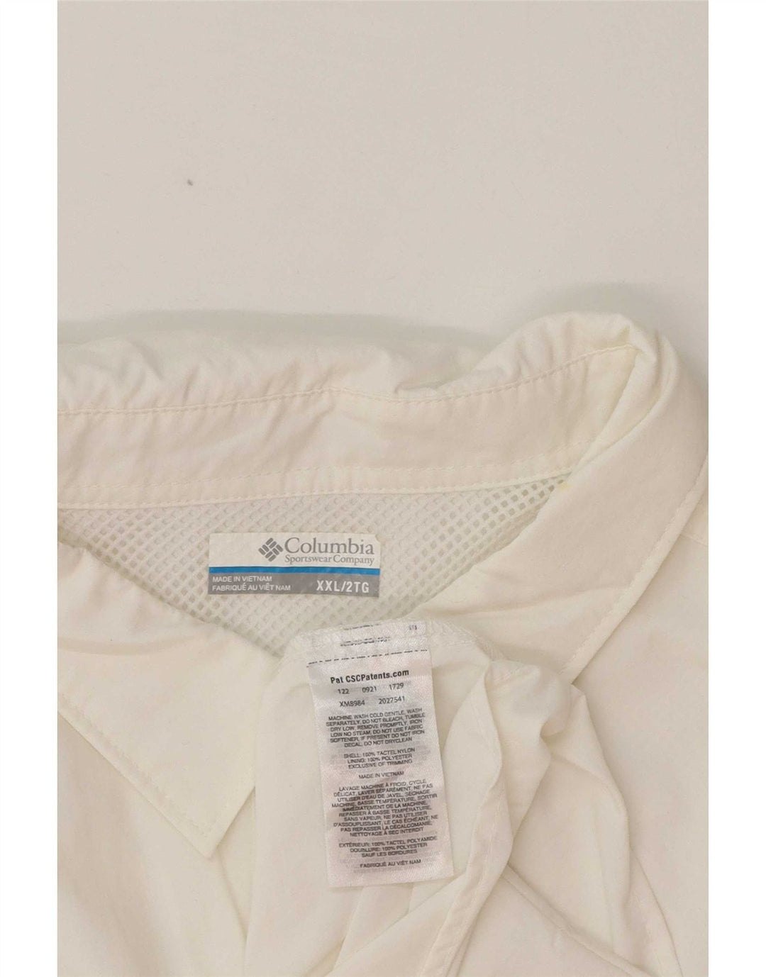 Koszula męska Columbia 2XL Biały nylon
