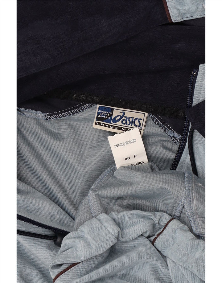 Męska bluza dresowa z kapturem i welurem Asics, kolor średnioniebieski