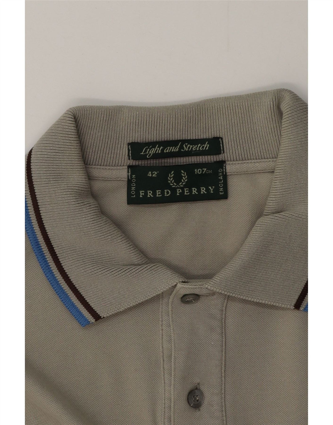Męska koszulka polo FRED PERRY, średnioszara
