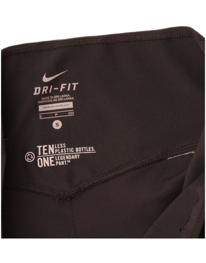 Legginsy Nike Damskie Dri Fit Capri UK 8 Małe Czarne