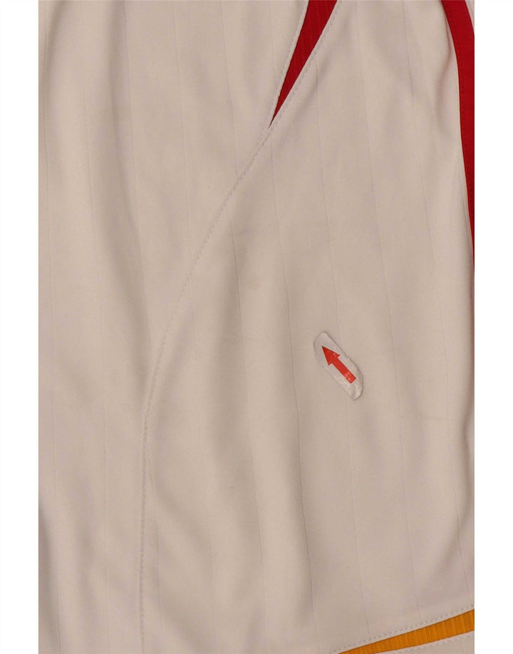 Męskie spodenki sportowe Adidas XL, biały, poliester z blokami kolorów