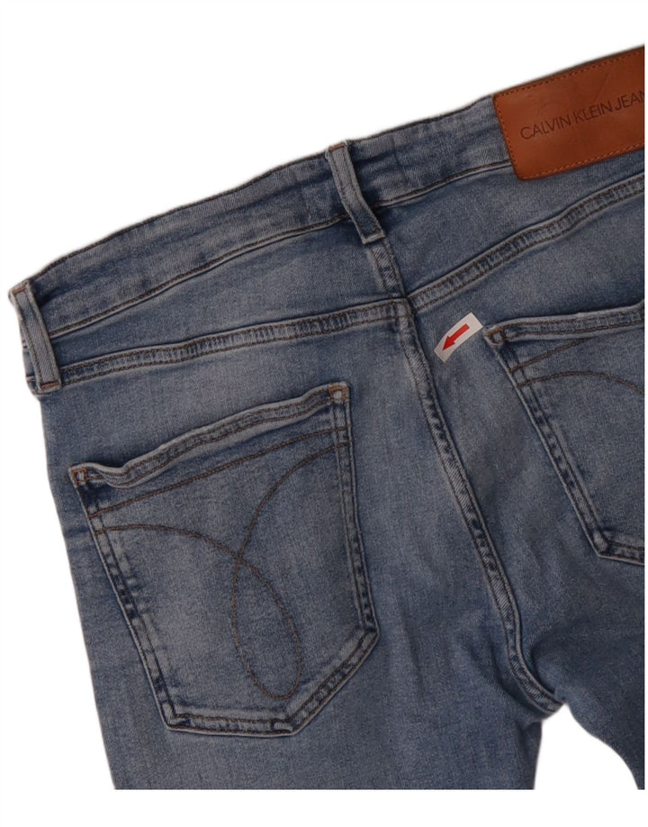 Damskie jeansy skinny CALVIN KLEIN W32 L32 Niebieskie, bawełniane