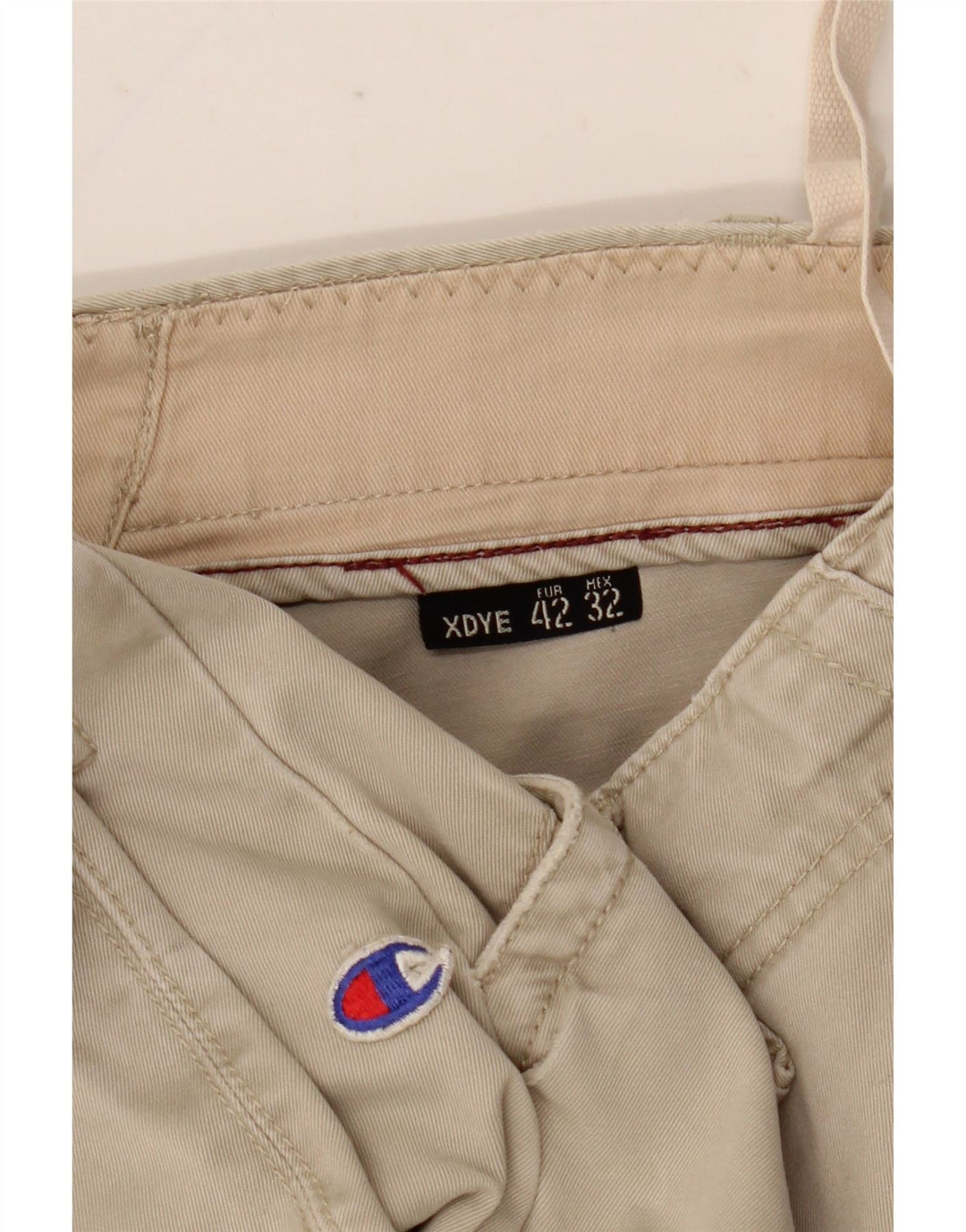 Spodnie damskie XDYE Straight Cargo EU 42 Large W34 L31 Beżowe