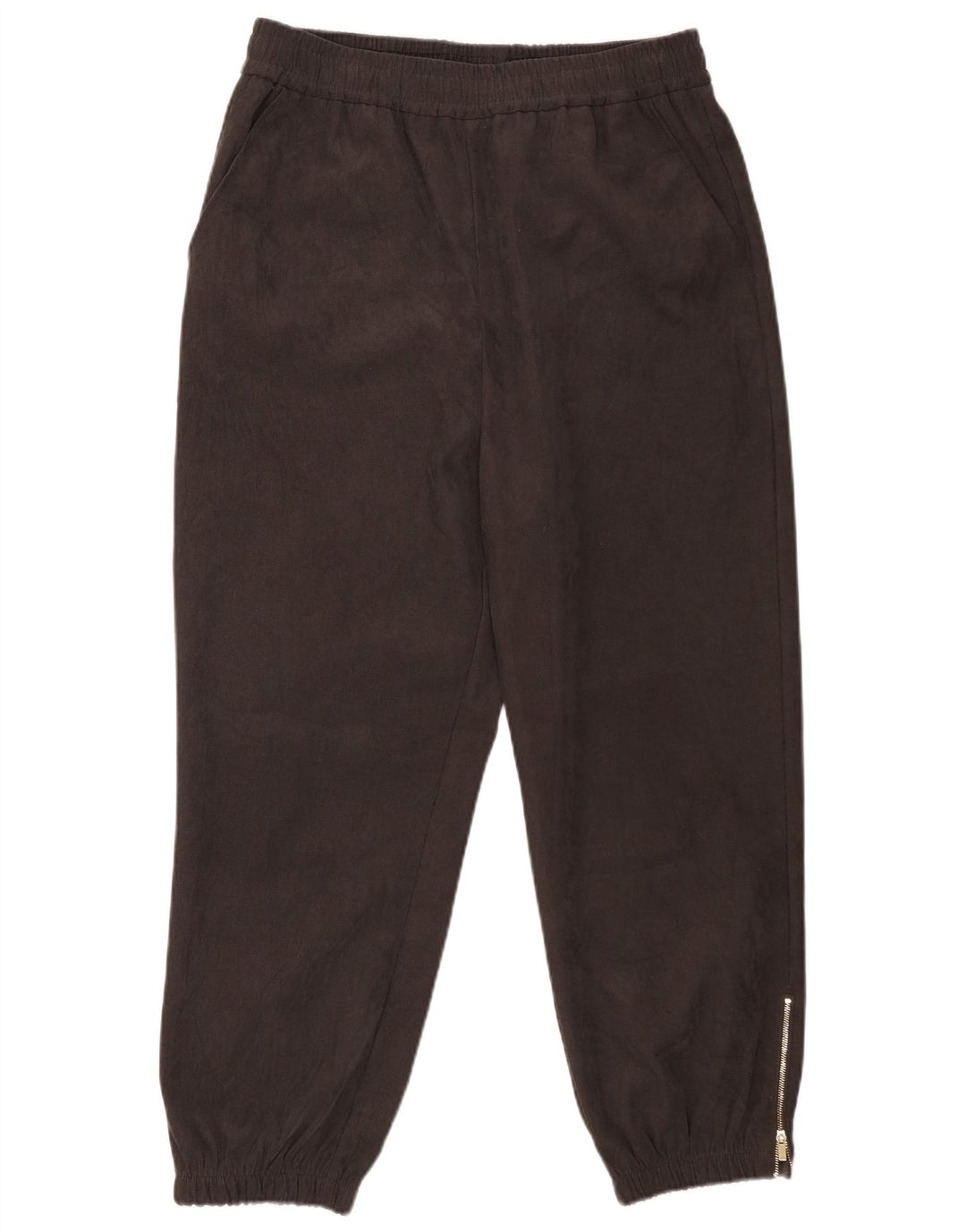Damskie spodnie dresowe Zara Joggers UK 16, duże, szare, poliestrowe