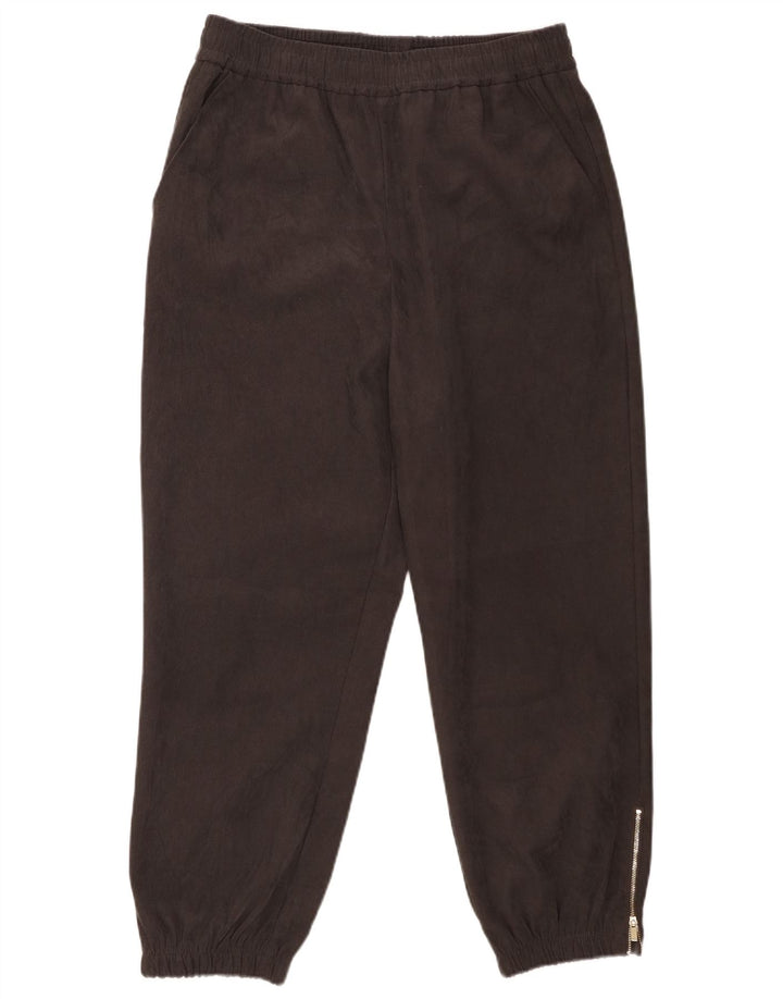 Damskie spodnie dresowe Zara Joggers UK 16, duże, szare, poliestrowe