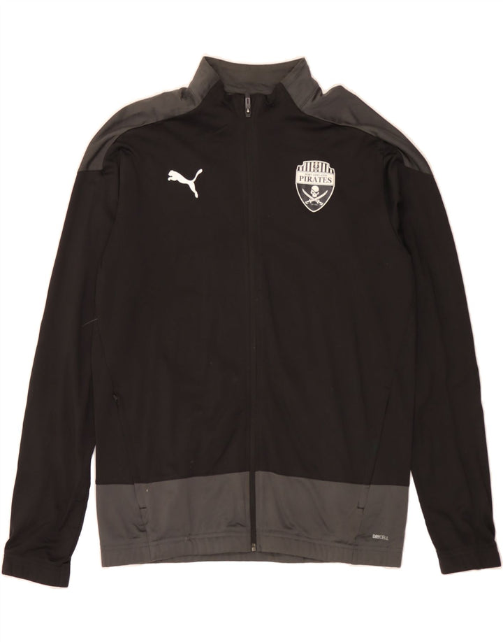 PUMA Mens Pirates Port Adelaide Tracksuit Top Jacket Large Black Vintage Puma and Second-Hand Puma from Messina Hembry 