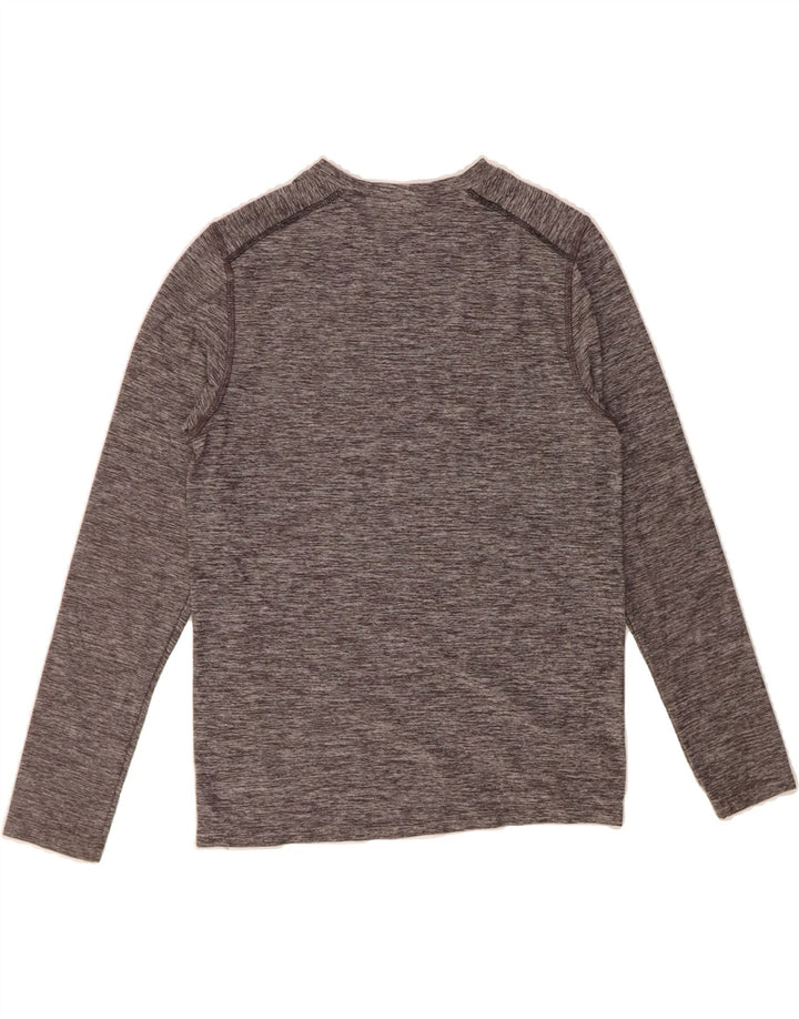 RUSSELL ATHLETIC Boys Top Long Sleeve 10-11 Years Large Grey Flecked Vintage Russell Athletic and Second-Hand Russell Athletic from Messina Hembry 