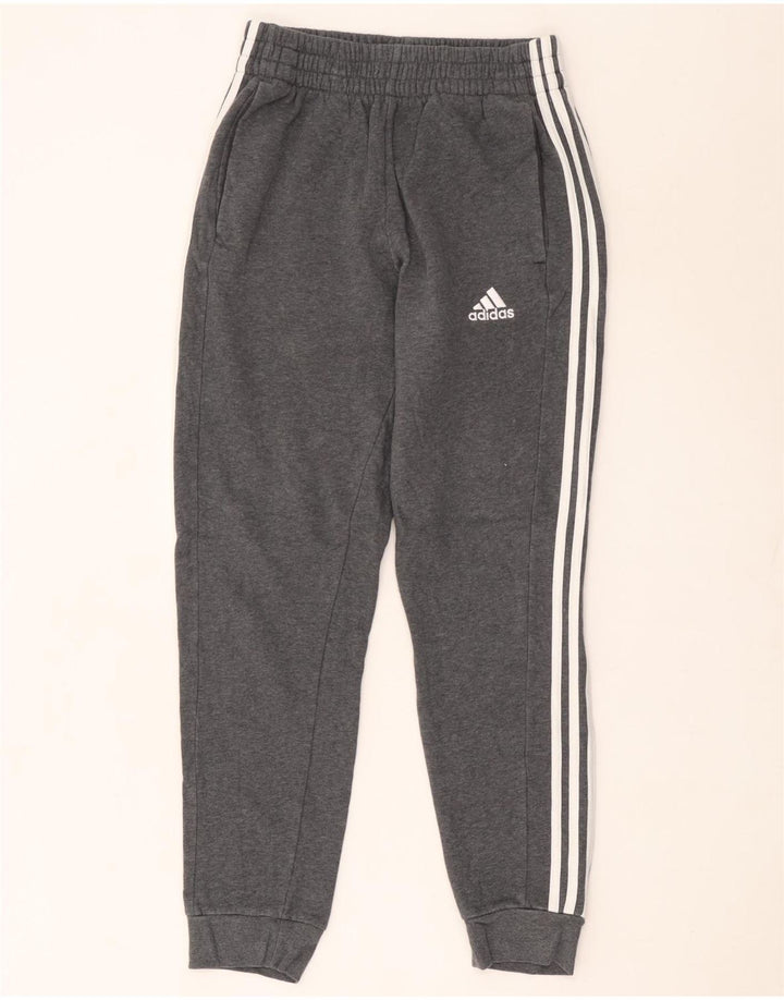 Adidas Męskie Spodnie Dresowe Joggery Małe Szare Bawełniane
