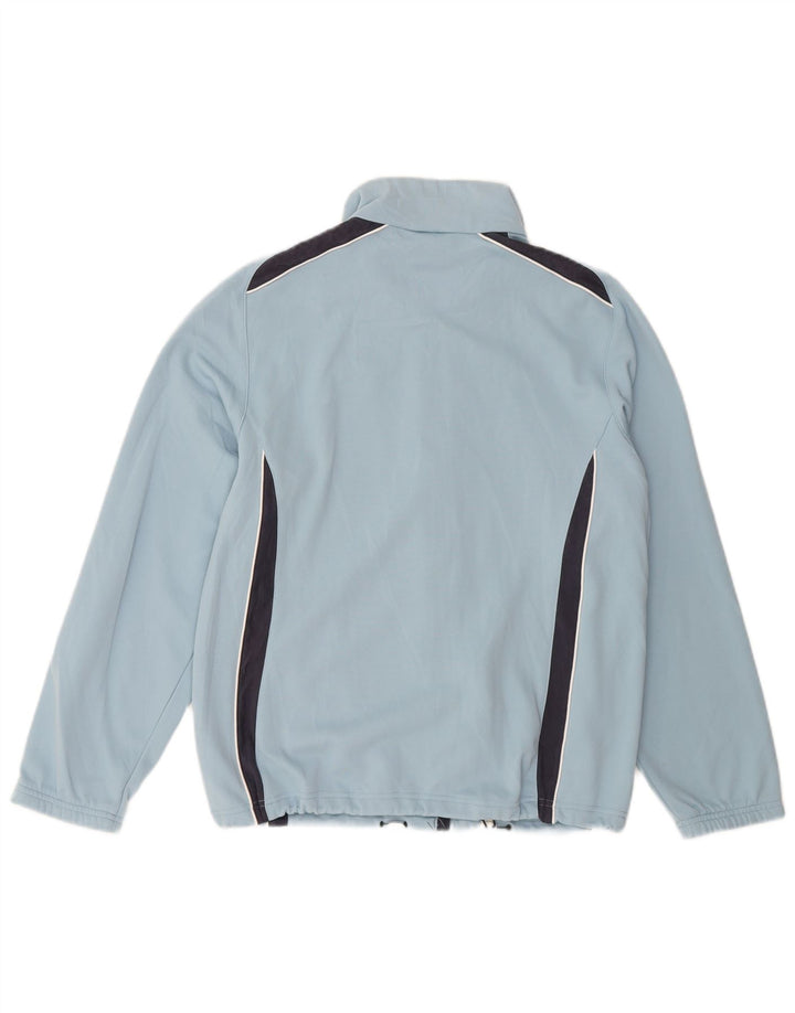DIADORA Womens Tracksuit Top Jacket UK 12 Medium Blue Colourblock