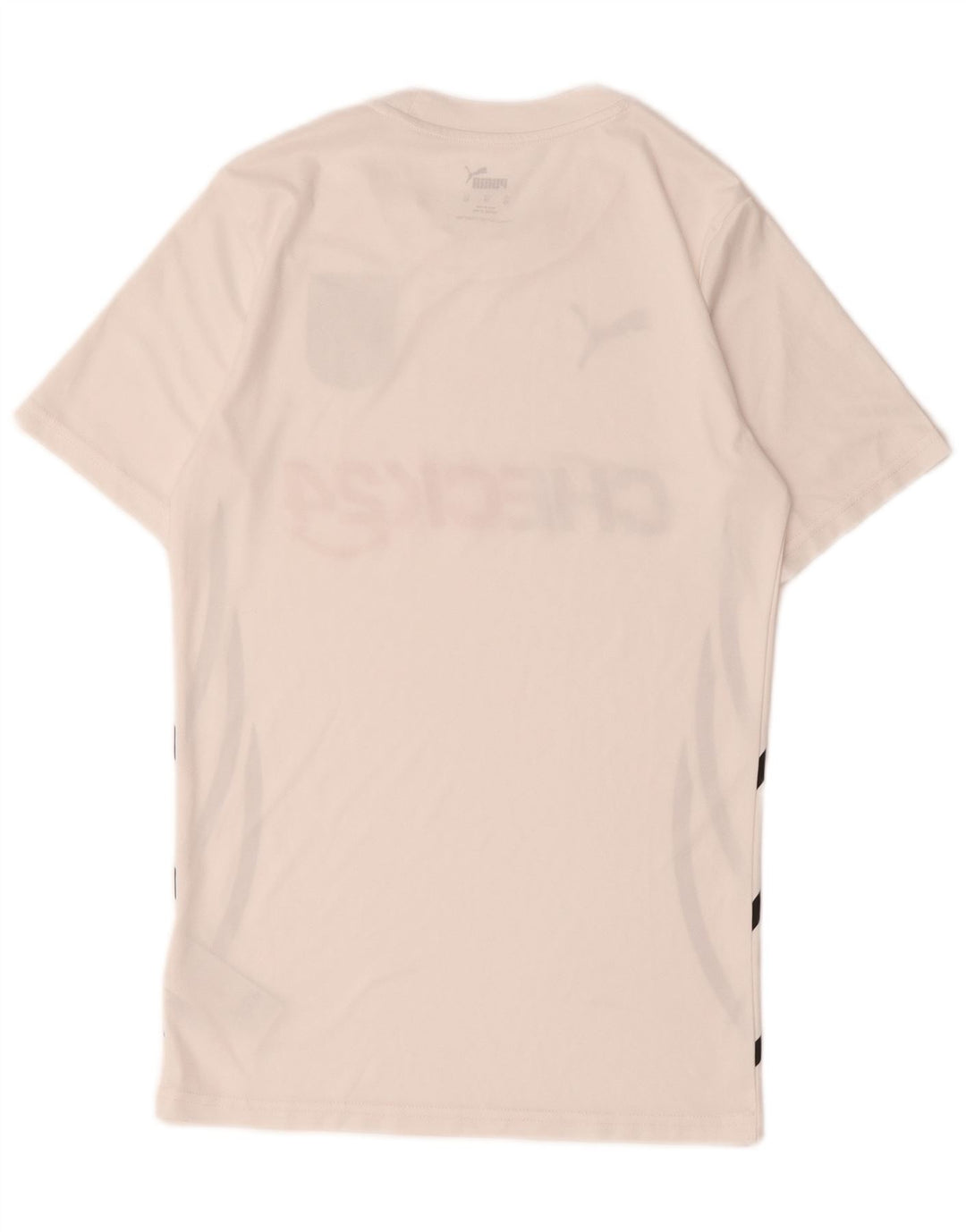 Męska koszulka z grafiką Puma Top XS, biały poliester