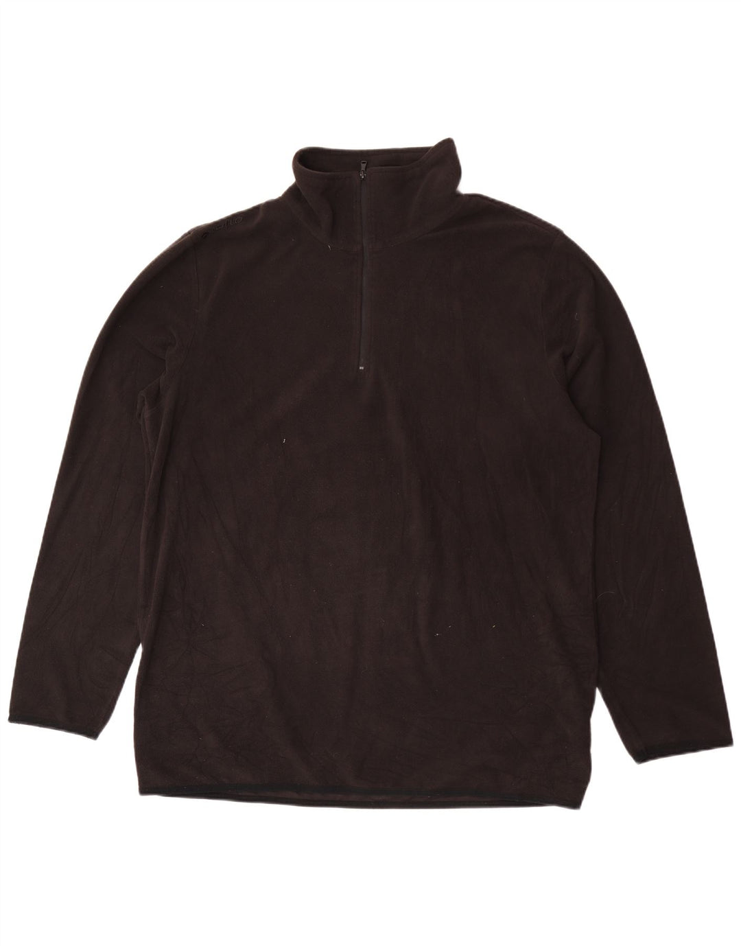 Lotto Mens Zip Neck Fleece Jumper 2XL Black Polyester