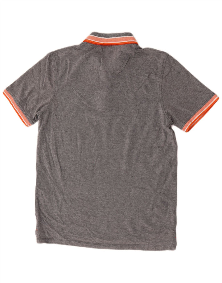 Męska koszulka polo Jack & Jones, duża, szara, bawełniana