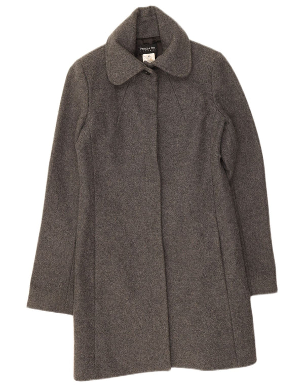 Płaszcz damski Patrizia Pepe IT 40 Small, szara wełna