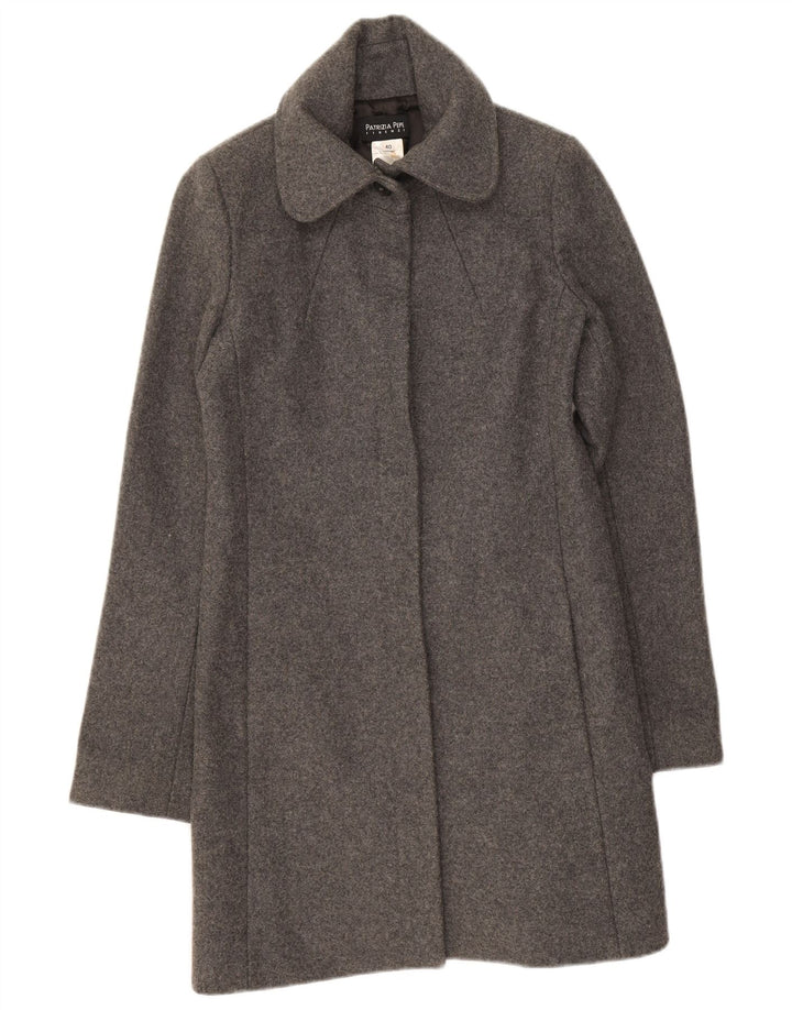 Płaszcz damski Patrizia Pepe IT 40 Small, szara wełna