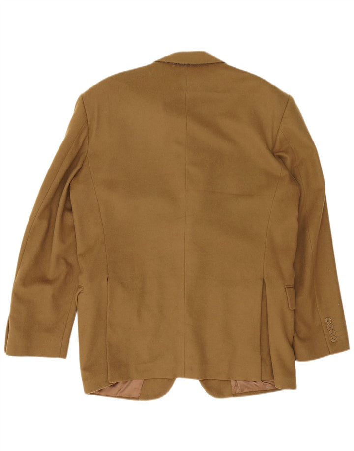 Vintage męska marynarka zapinana na 2 guziki IT 52 XL Khaki Cashmere