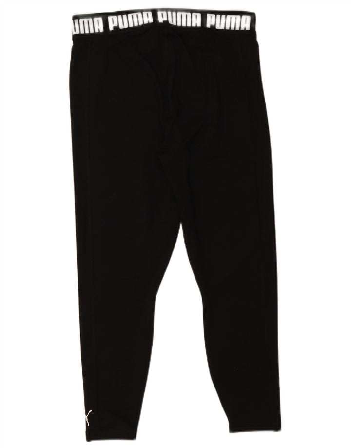 Damskie legginsy Puma Graphic Crop UK 14, duże czarne