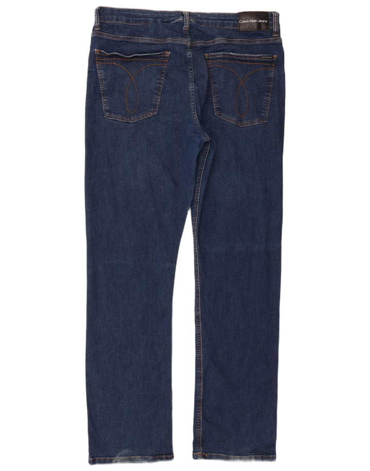 Męskie dżinsy Calvin Klein w trudnej sytuacji IT 48 Medium W38 L33 Granatowe