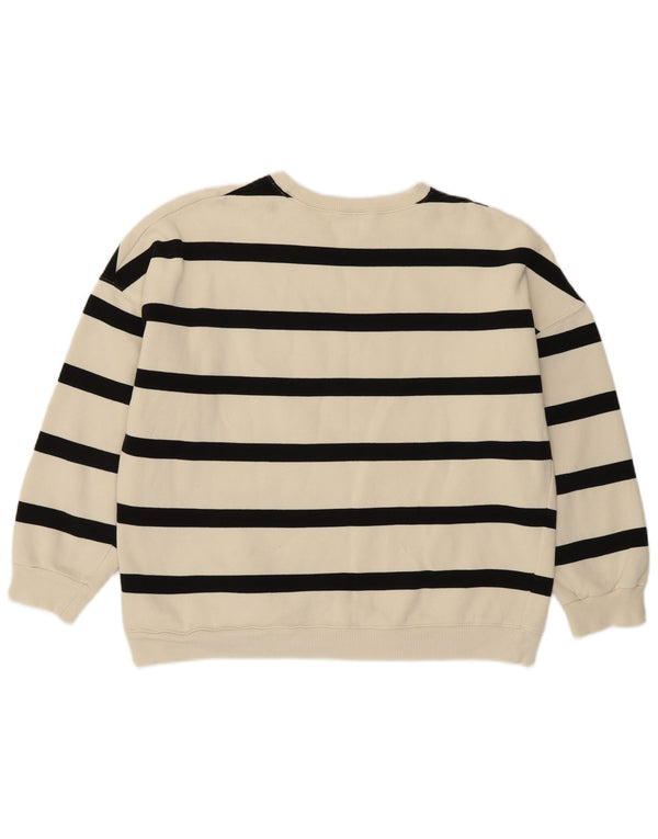 Damska bluza MINT VELVET UK 14, bawełna w średnie białe paski