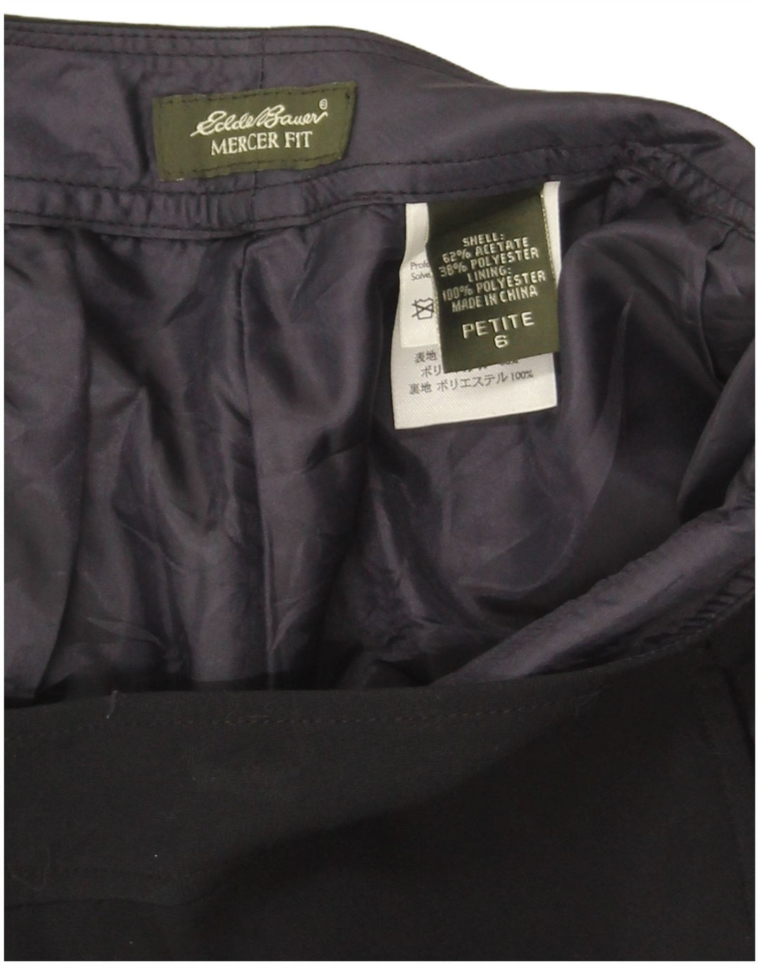 Spodnie damskie Eddie Bauer Petite Bootcut US 6 Medium W30 L29 czarne