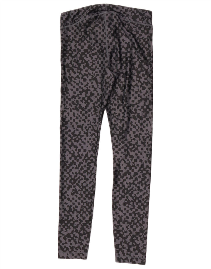 Legginsy damskie Under Armour UK 12, średnioszary, geometryczny poliester