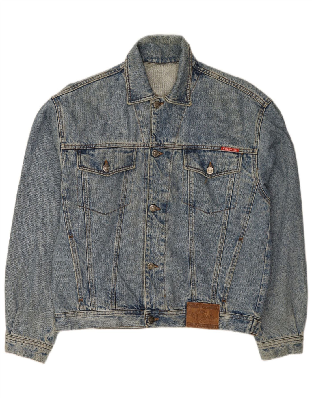 Męska kurtka dżinsowa Holiday UK 36 Small Blue Cotton
